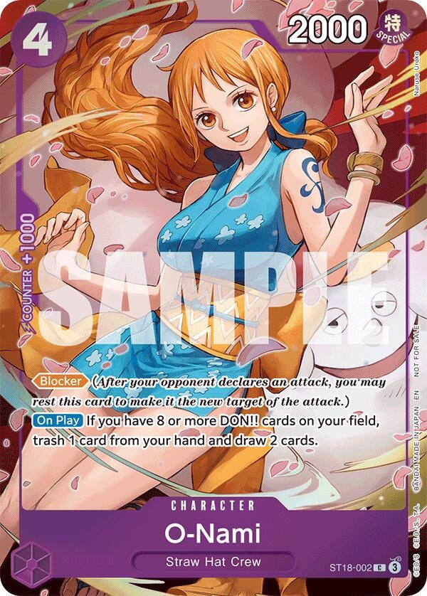 O-Nami - ST18-002 (Dash Pack) (ST18-002) (Extra Booster: One Piece Heroines Edition)