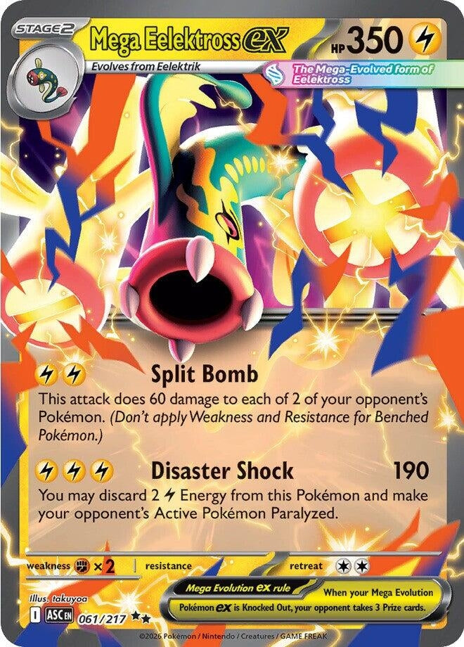 Image for Mega Eelektross ex (061/217) (ASC) - Pokemon