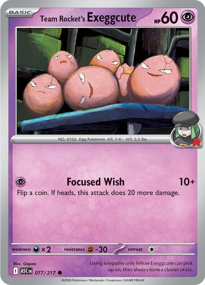 Image for Team Rocket's Exeggcute (077/217) (ASC) - Pokemon