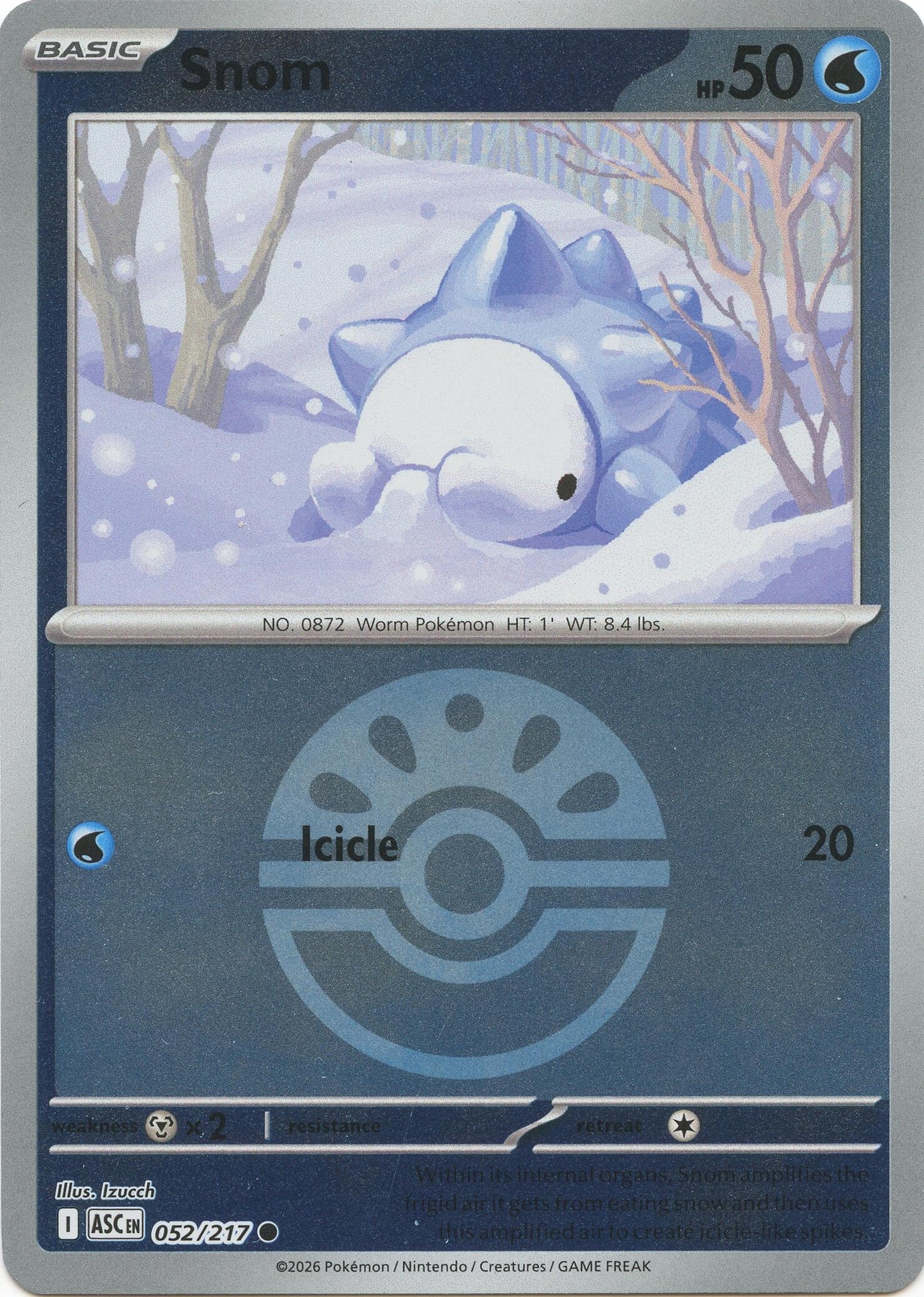 Image for Snom (Friend Ball) (052/217) (ASC) - Pokemon