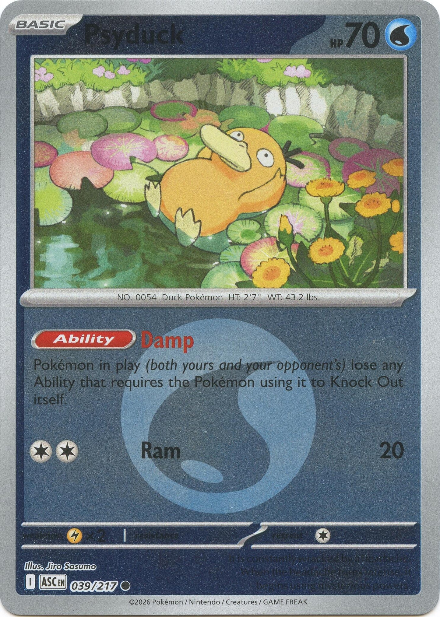 Image for Psyduck - 039/217 (Energy Symbol Pattern) (039/217) (ASC) - Pokemon