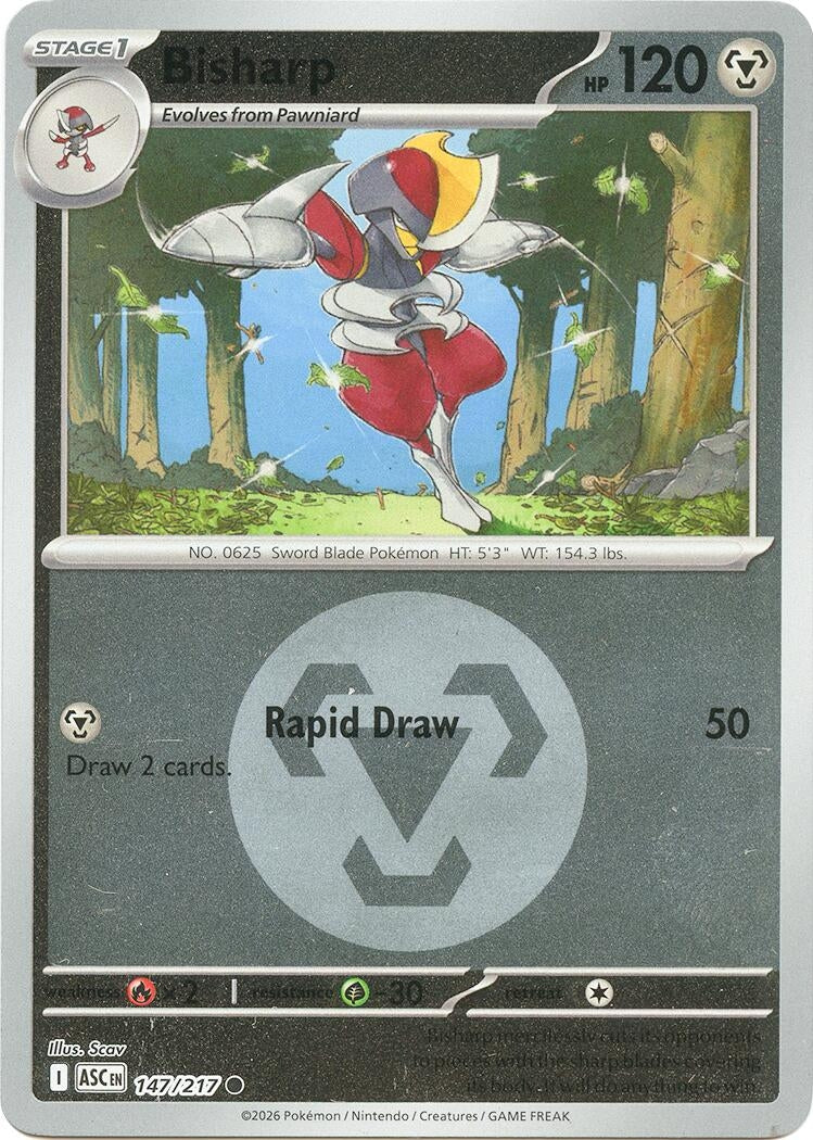 Image for Bisharp (Energy Symbol Pattern) (147/217) (ASC) - Pokemon