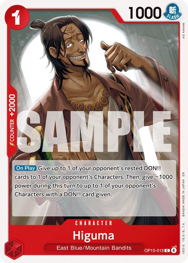 Image for Higuma (OP15-015) (Adventure on Kami's Island) (OP15-EB04) - One Piece Card Game