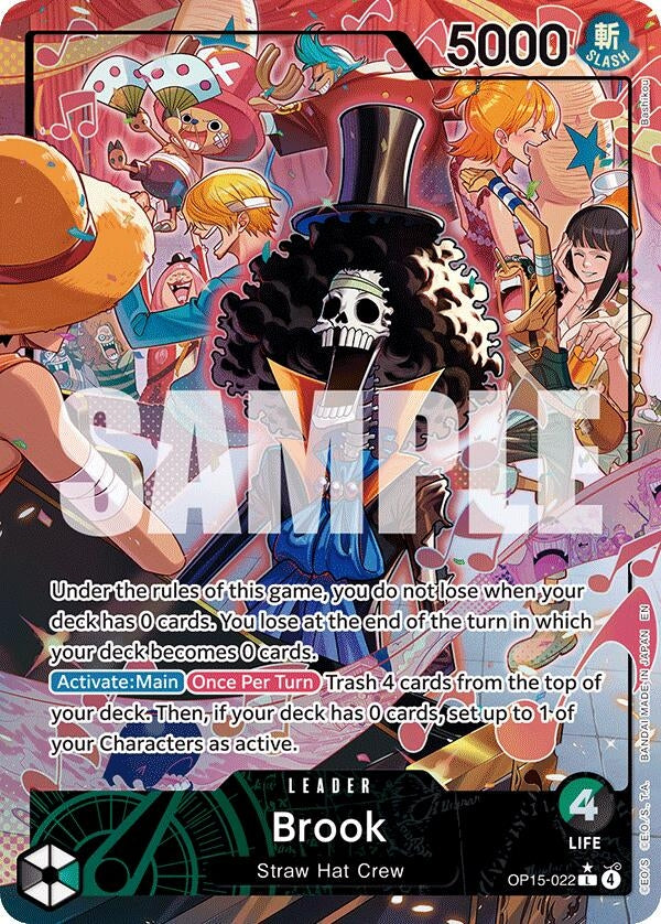 Image for Brook (OP15-022) (Alternate Art) (OP15-022) (Adventure on Kami's Island) (OP15-EB04) - One Piece Card Game