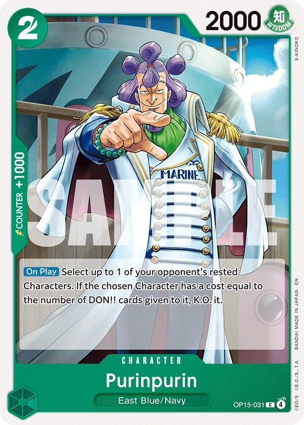 Image for Purinpurin (OP15-031) (Adventure on Kami's Island) (OP15-EB04) - One Piece Card Game