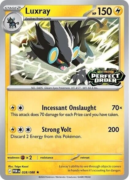 Luxray (Perfect Order Stamped) (028/088) (Miscellaneous Cards & Products)