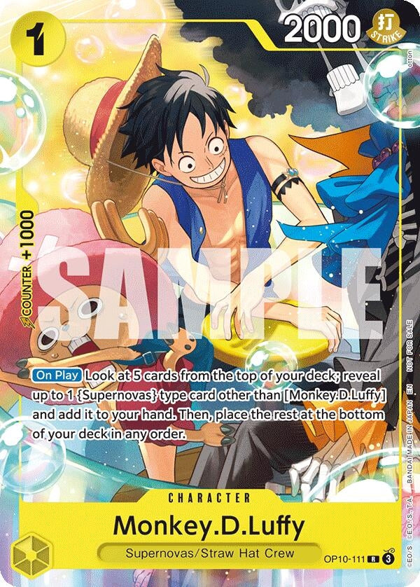 Monkey.D.Luffy (Welcome Pack 2026 Vol.1) (OP10-111) (One Piece Promotion Cards)
