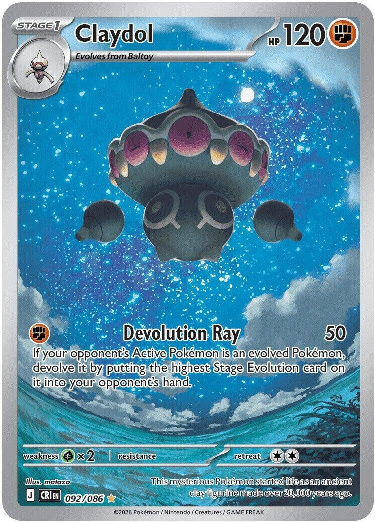 Image for Claydol (092/086) (ME04: Chaos Rising) (CRI) - Pokemon