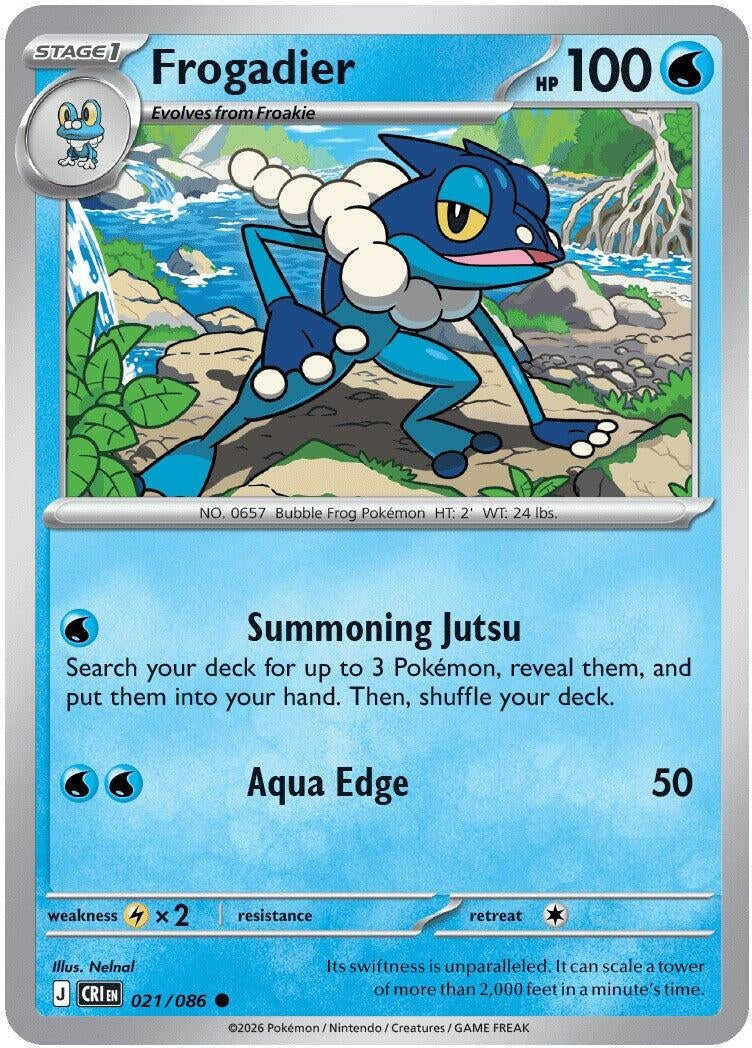 Image for Frogadier (021/086) (ME04: Chaos Rising) (CRI) - Pokemon
