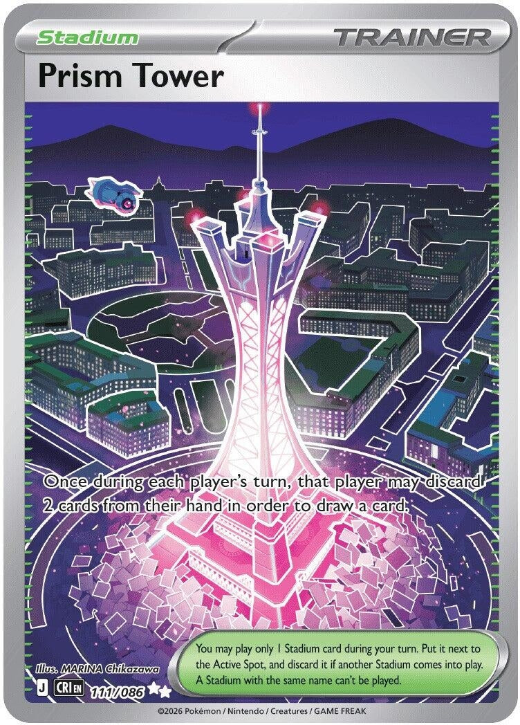Image for Prism Tower (111/086) (ME04: Chaos Rising) (CRI) - Pokemon