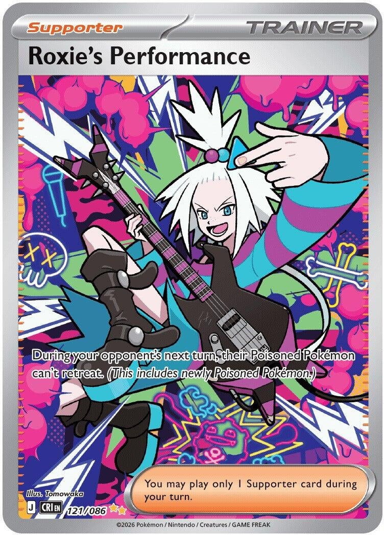 Image for Roxie's Performance (121/086) (ME04: Chaos Rising) (CRI) - Pokemon