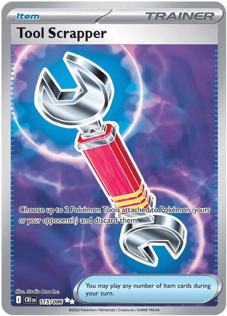 Image for Tool Scrapper (115/086) (ME04: Chaos Rising) (CRI) - Pokemon