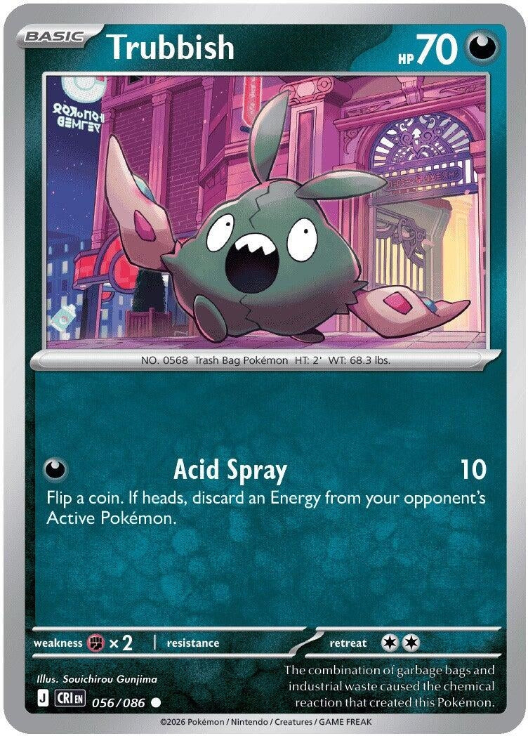 Image for Trubbish (056/086) (ME04: Chaos Rising) (CRI) - Pokemon