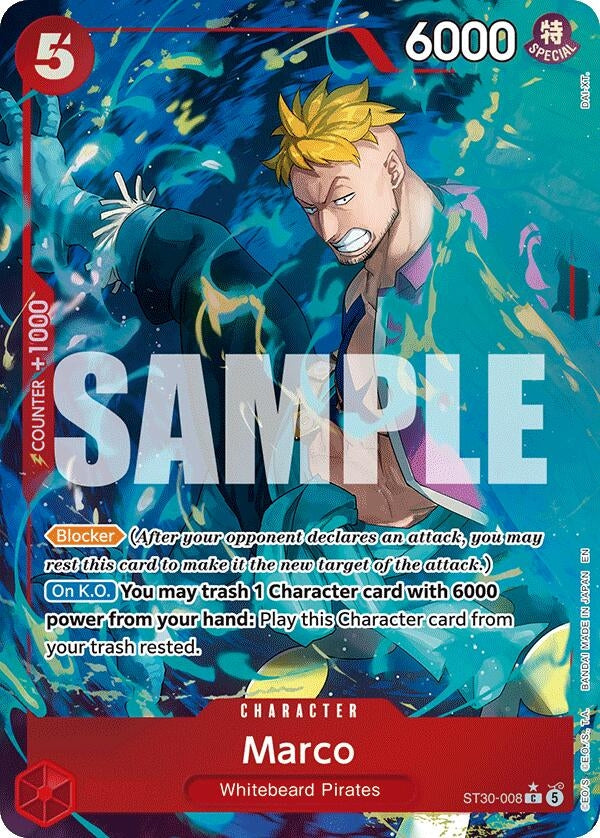 Marco (Full Art) (ST30-008) (ST-30: Starter Deck 30 EX Luffy & Ace)