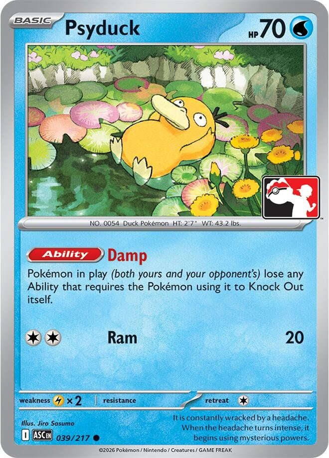 Psyduck (039/217) (Prize Pack Series Cards)