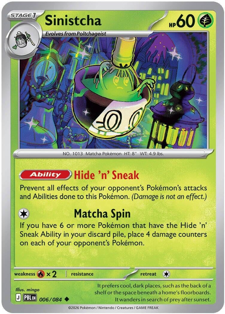 Image for Sinistcha (006/084) (ME05: Pitch Black) (PBL) - Pokemon