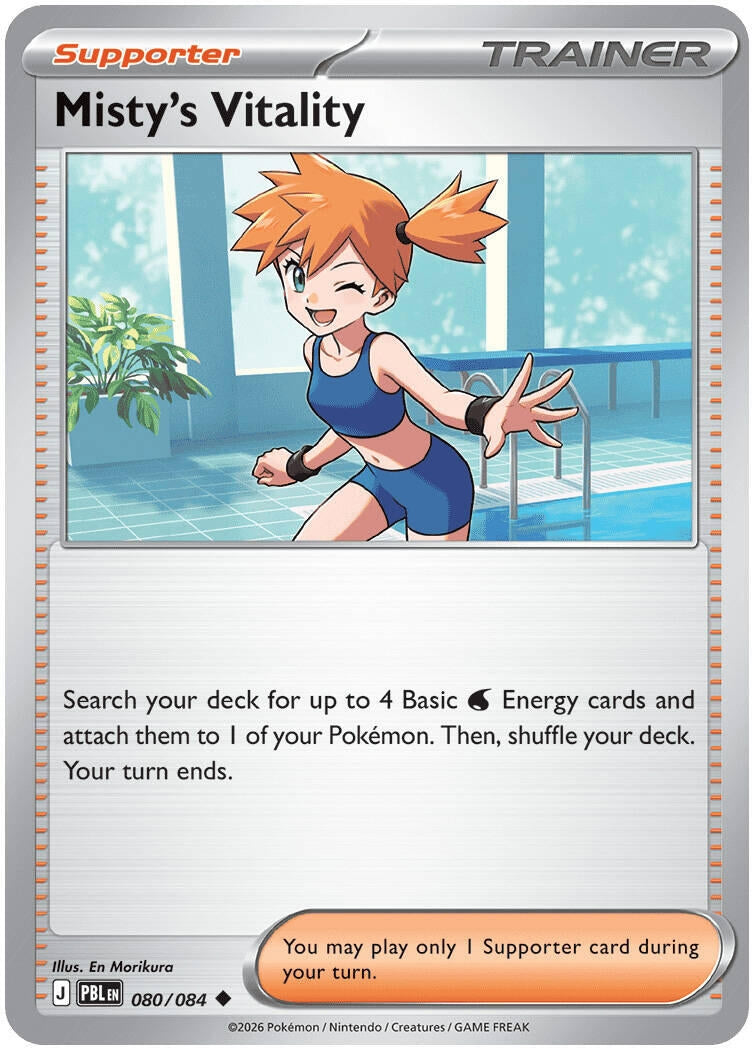 Image for Misty's Vitality (080/084) (ME05: Pitch Black) (PBL) - Pokemon