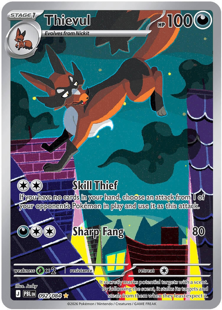Image for Thievul (092/084) (ME05: Pitch Black) (PBL) - Pokemon