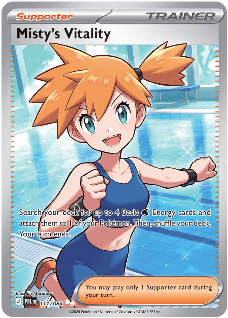 Image for Misty's Vitality (111/084) (ME05: Pitch Black) (PBL) - Pokemon
