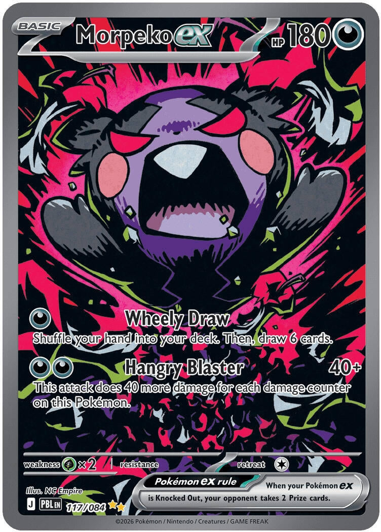 Image for Morpeko ex (117/084) (ME05: Pitch Black) (PBL) - Pokemon