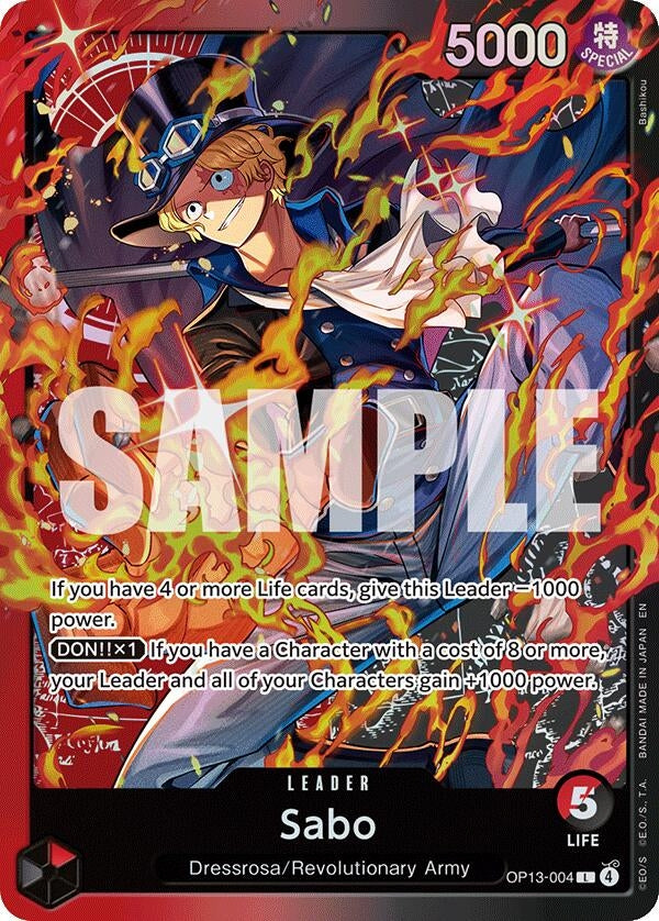 Sabo (OP13-004) (OP13-004) (ST-35: Starter Deck 35 RED/BLACK Sabo)