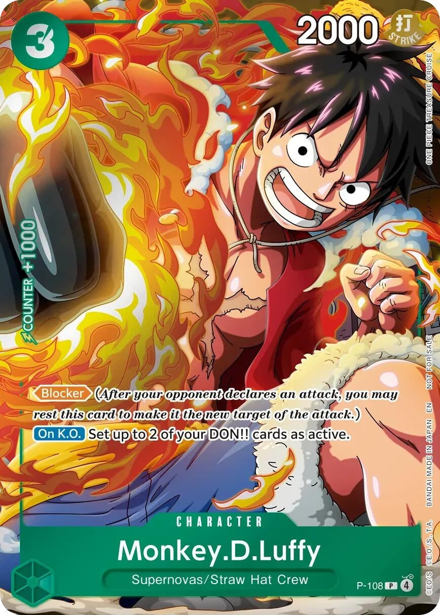 Monkey.D.Luffy (Event Pack Vol. 9) (P-108) (One Piece Promotion Cards)