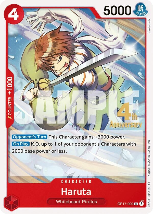 Haruta (OP17-009) (The World's Strongest Warriors Release Event Cards)
