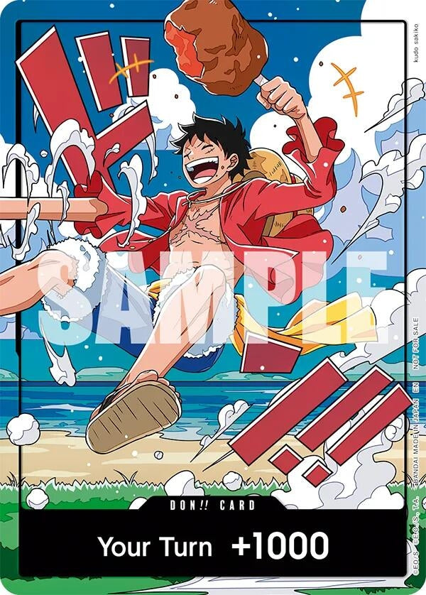 DON!! Card (World United) (Luffy) (One Piece Promotion Cards)
