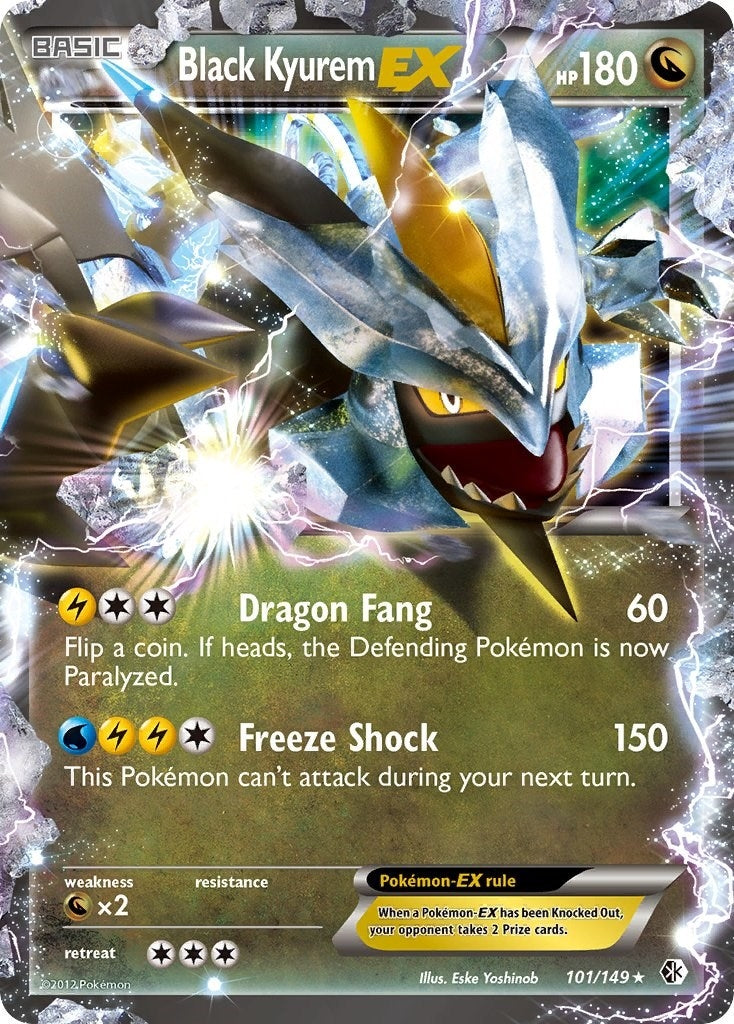 Black Kyurem EX (101/149) (Boundaries Crossed)