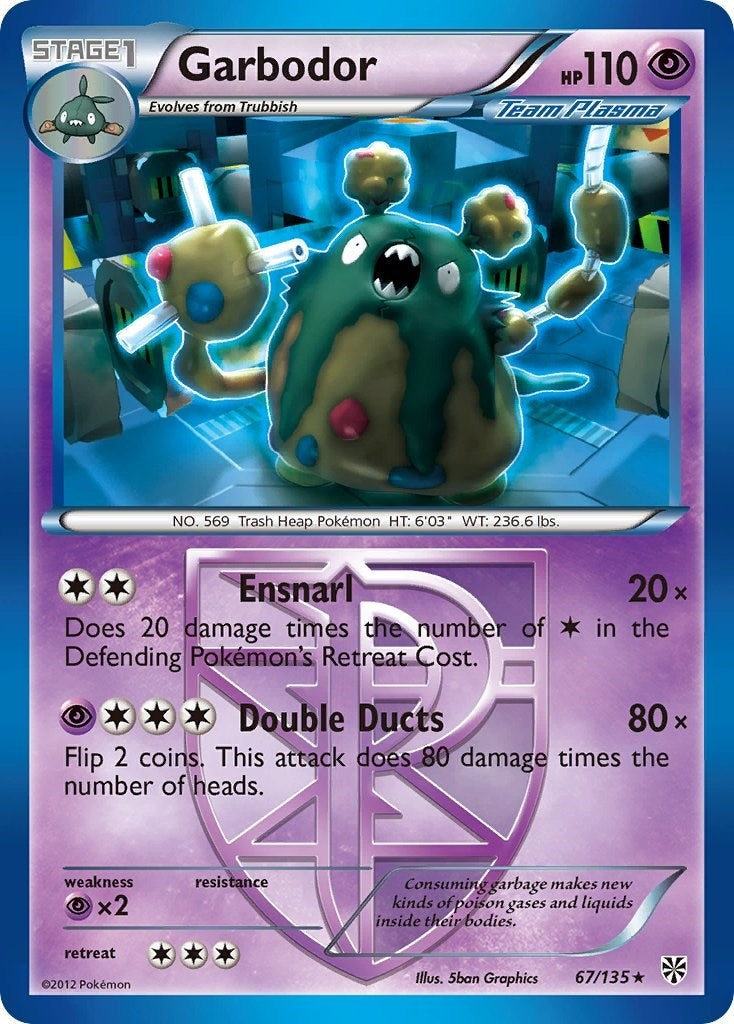 Garbodor (Team Plasma) (67) (67/135) (Plasma Storm)