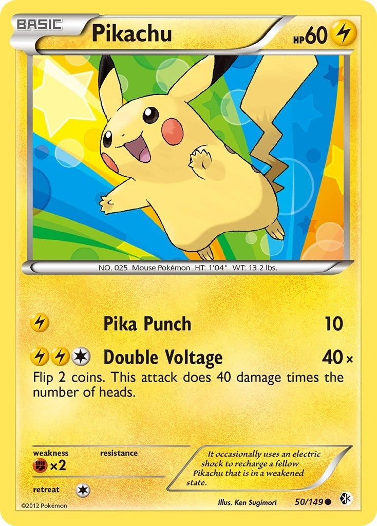 Pikachu (50/149) (Boundaries Crossed)