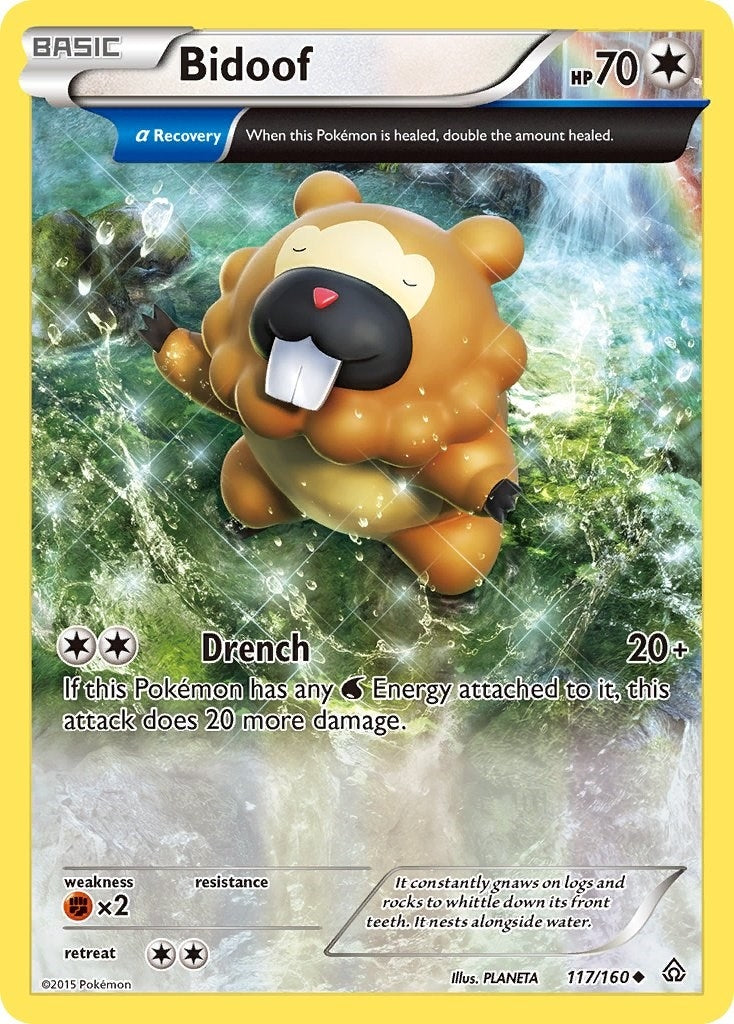 Bidoof (Alpha) (117/160) (XY - Primal Clash)