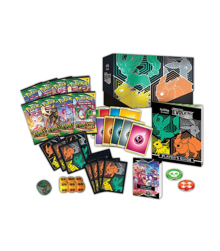 Sword and Shield - Evolving Skies elite trainer box ART SET (including ETB protectors)