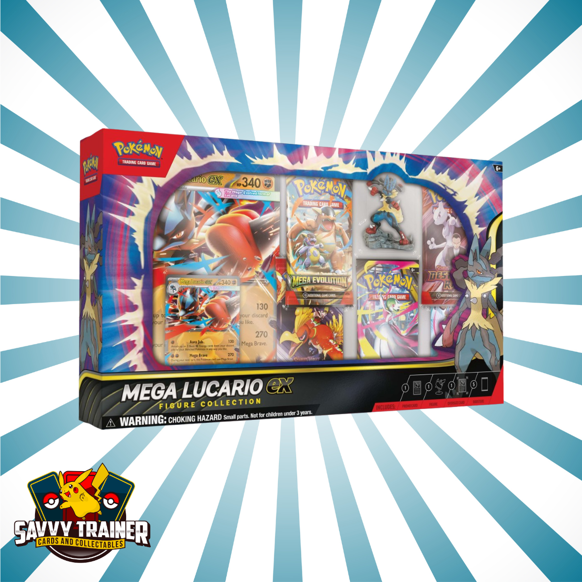 Pokémon TCG: Mega Lucario ex Figure Collection