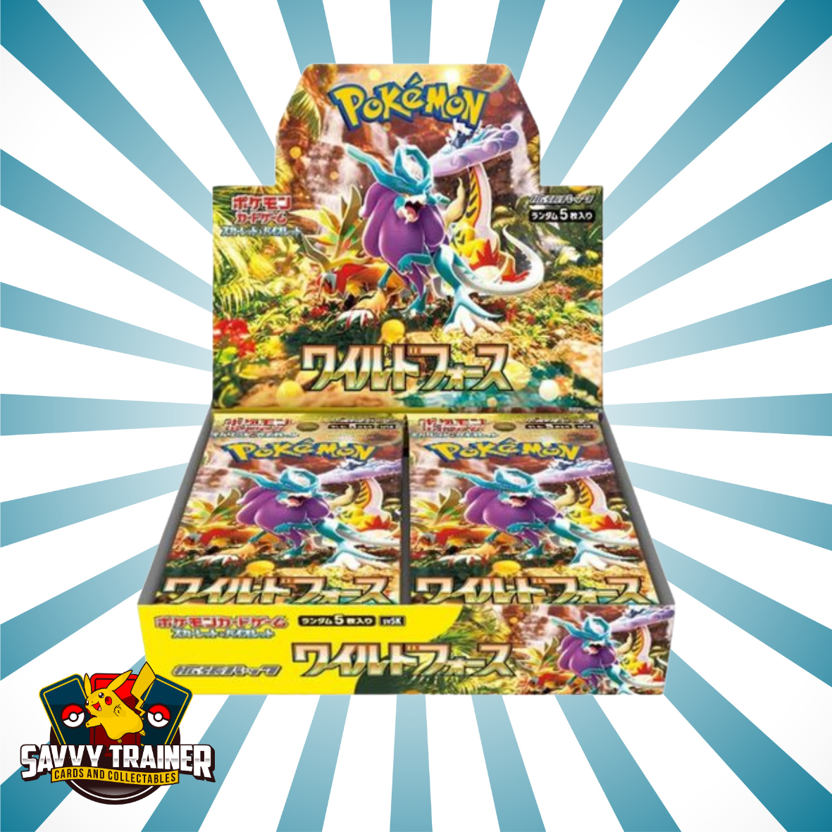 Scarlet & Violet - Wild force booster box Savvy Trainer Scarlet & Violet - Wild force booster box Savvy Trainer