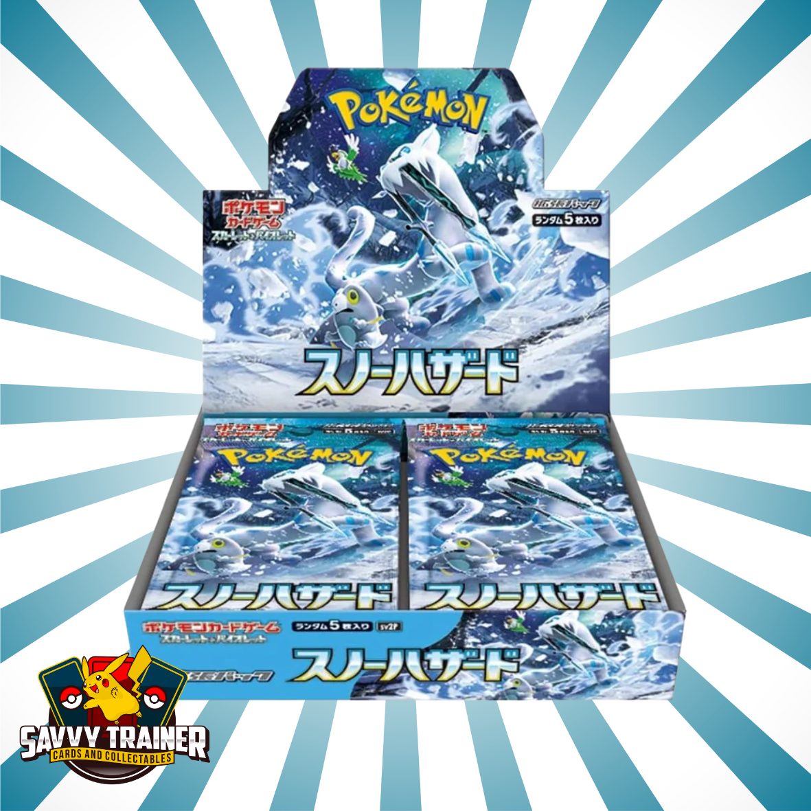 Scarlet & Violet - Snow Hazard booster box Savvy Trainer Scarlet & Violet - Snow Hazard booster box Savvy Trainer