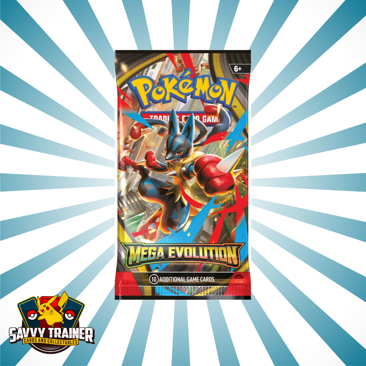 Pokemon - Mega Evolutions booster pack Savvy Trainer Pokemon - Mega Evolutions booster pack Savvy Trainer