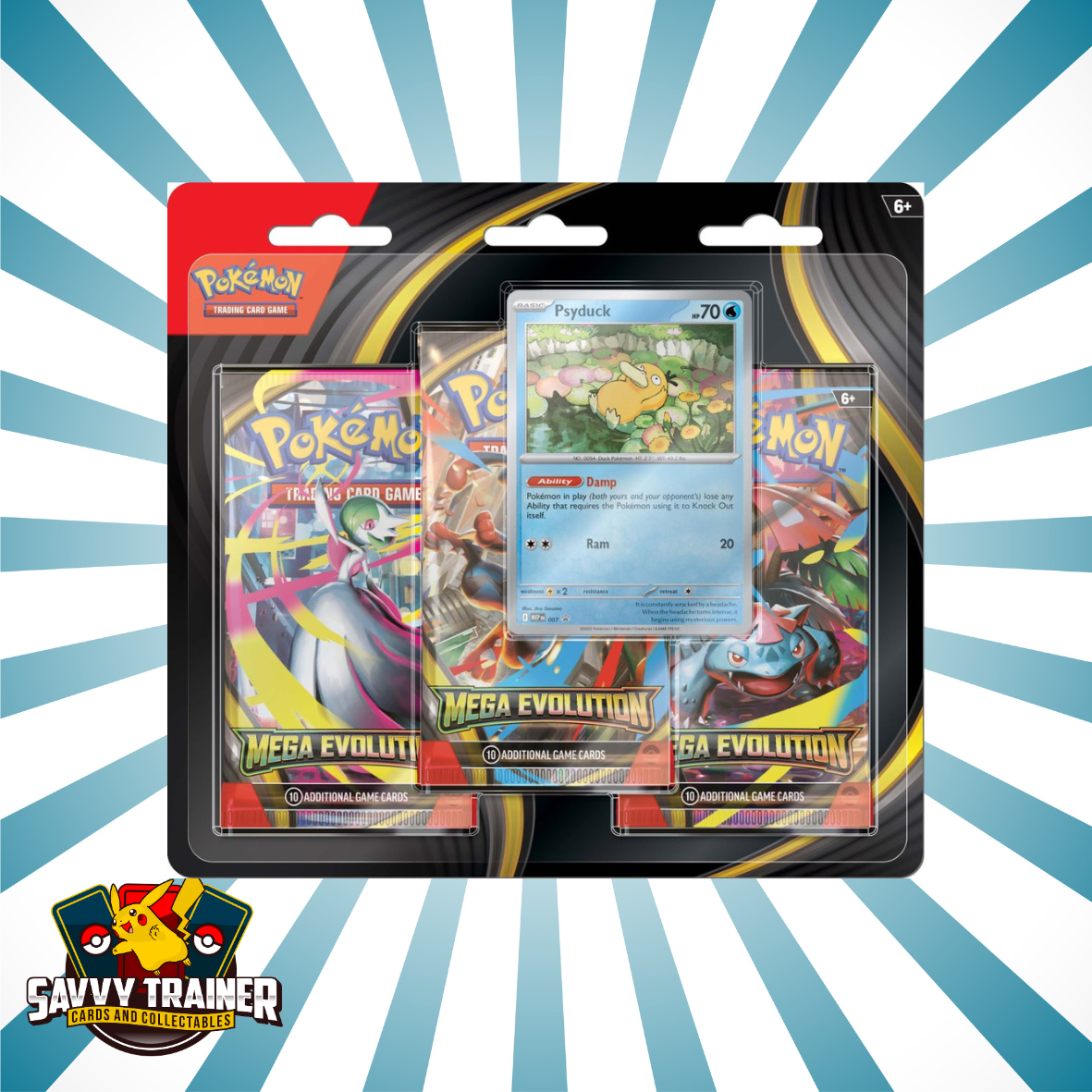 Pokémon TCG: Mega Evolution Three Booster Blister
