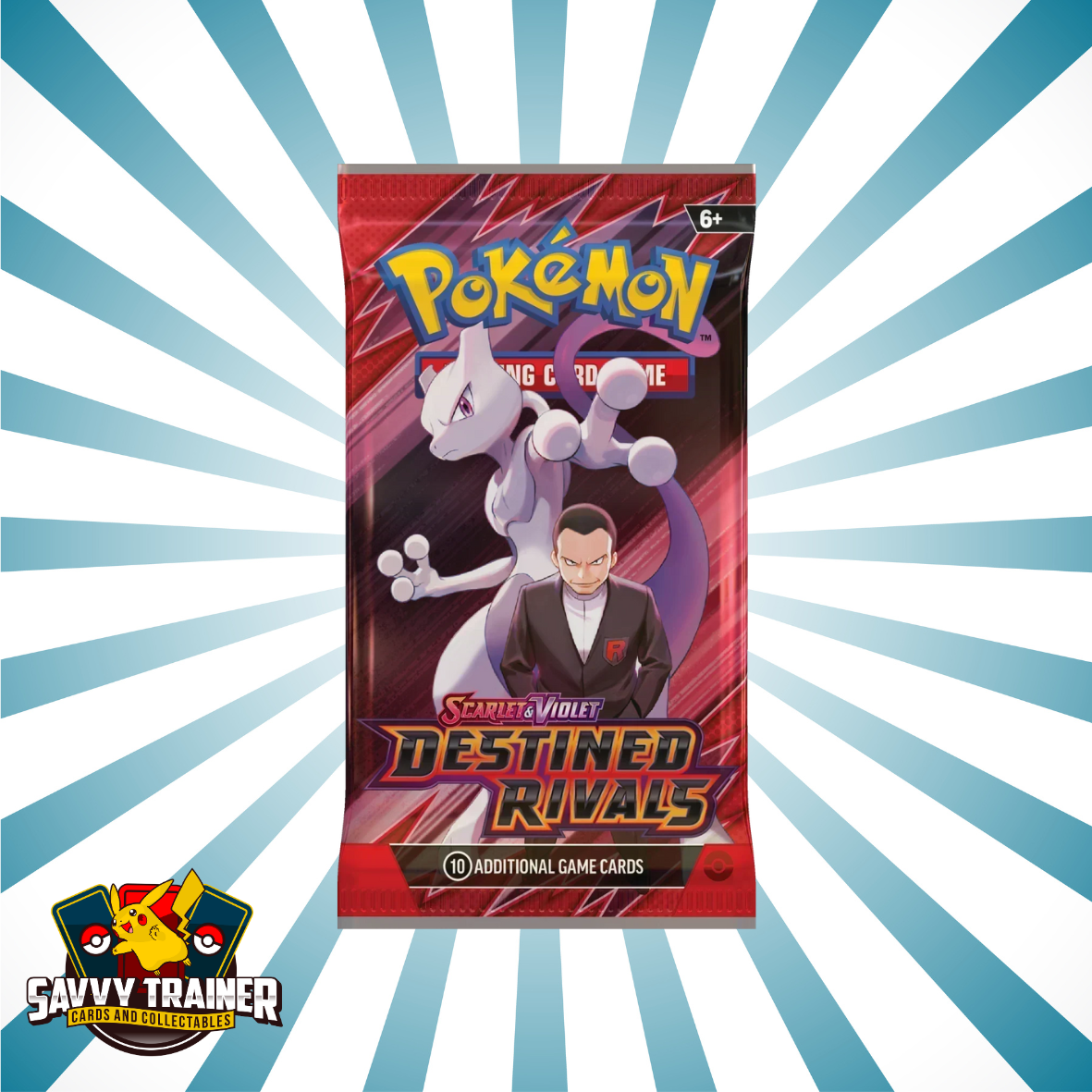Pokemon - Destined Rivals booster pack Savvy Trainer Pokemon - Destined Rivals booster pack Savvy Trainer