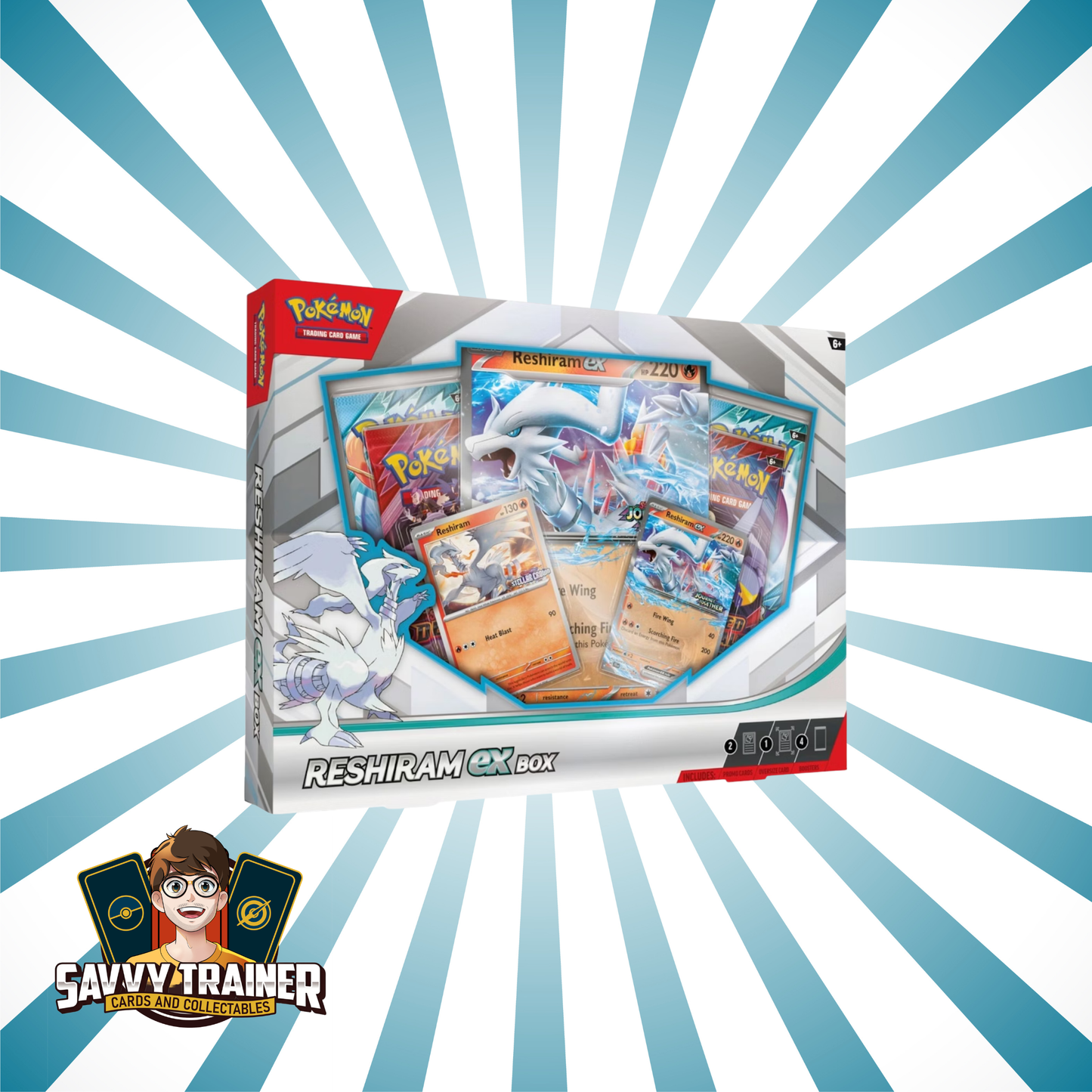 Pokémon - (TWM + SSP Variant) Reshiram Ex Collection box