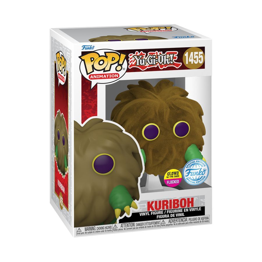 Yu-Gi-Oh! – Kuriboh US Exclusive Flocked Glow Pop! Vinyl