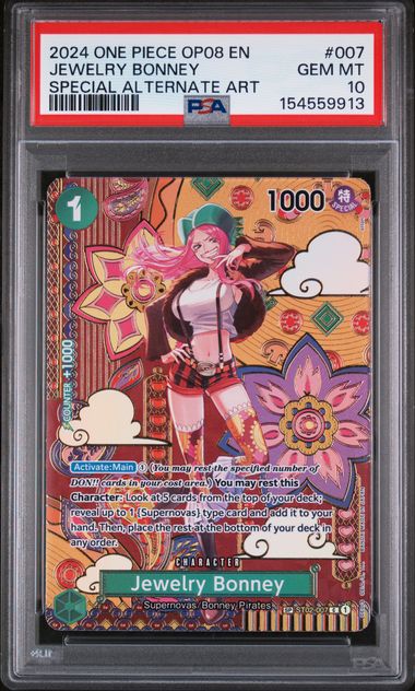 2024 ONE PIECE OP08-TWO LEGENDS #007 JEWELRY BONNEY SPECIAL AA