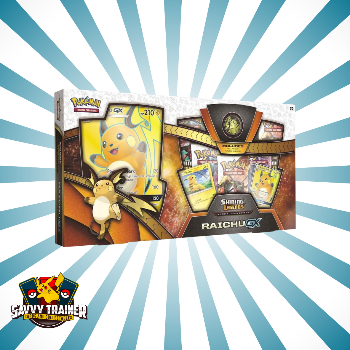 Pokemon - Shining Legends Raichu GX special collection