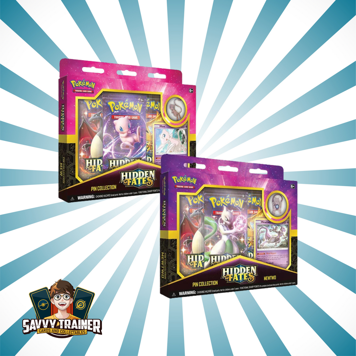 Pokemon - Hidden Fates Pin collection (Assorted)