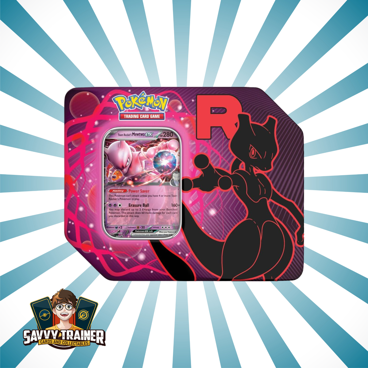 Pokemon - Team Rocket 5pk Tin (assorted)