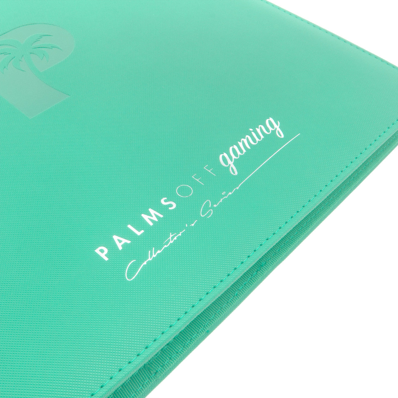 Palms off gaming - Collector's Series 12 Pocket Zip Trading Card Binder -TURQUOISE