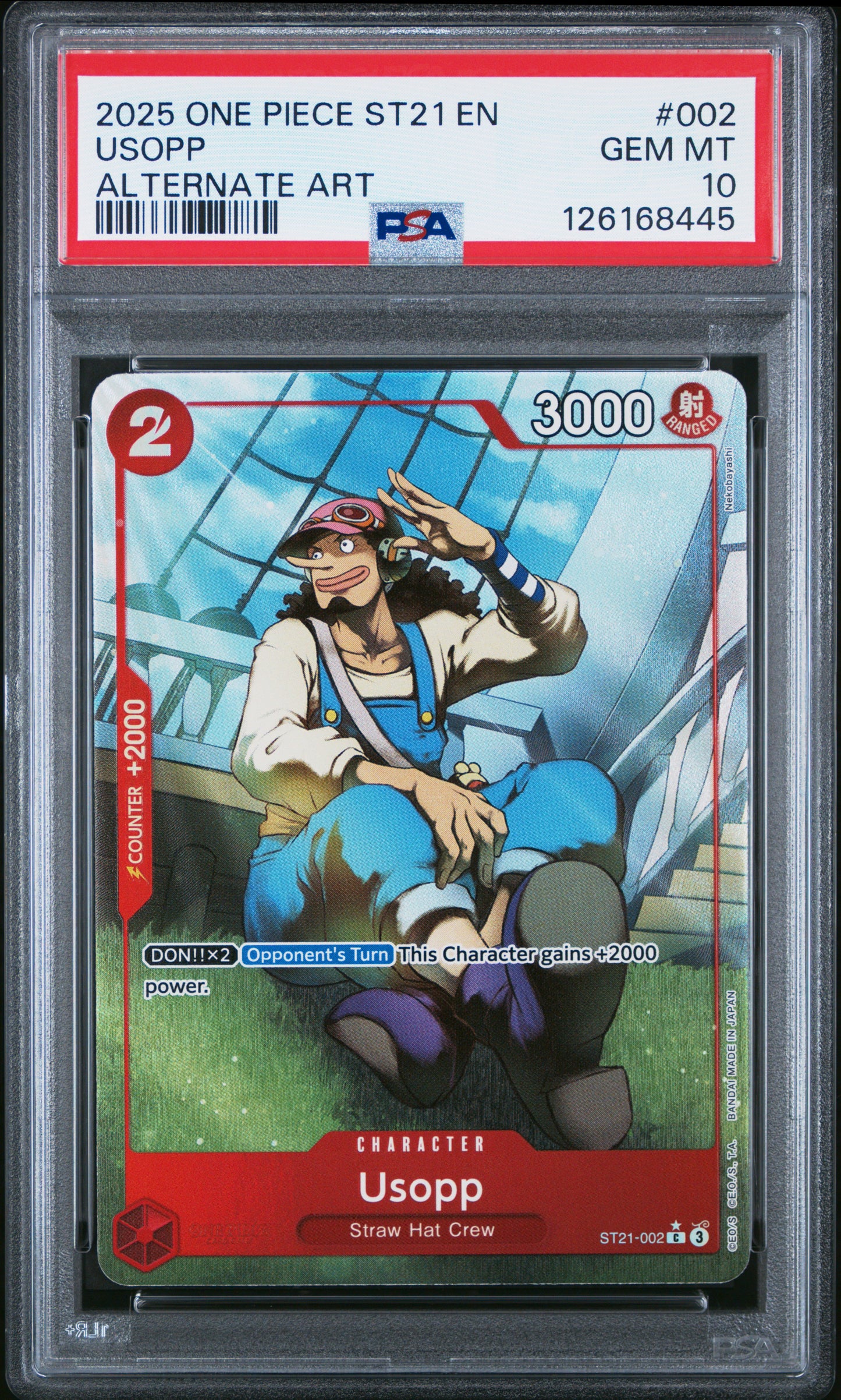 PSA 10- ST21-EX GEAR 5 #002 USOPP ALTERNATE ART