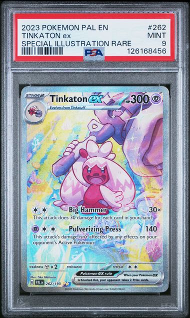 PSA 9 TINKATON EX 262/193 SPECIAL ILLUSTRATION RARE PALDEA EVOLVED