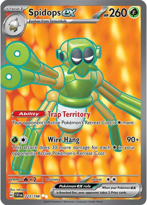 Spidops ex - 223/198 - SV01: Scarlet & Violet Base Set (SV1)