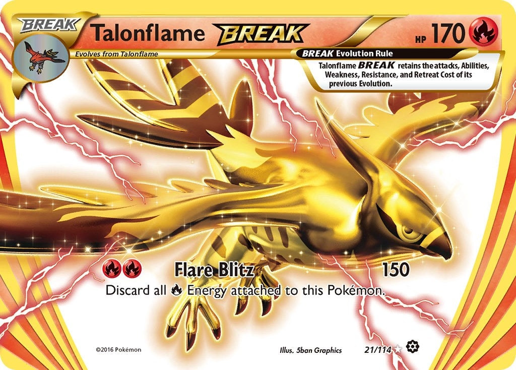Talonflame BREAK (21/114) (XY - Steam Siege)
